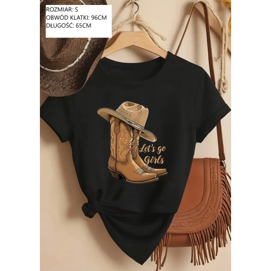 czarny t-shirt-czarna koszulka